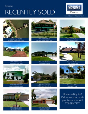 2017 Sebastian Year End Real Estate Market Report